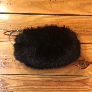 Aldo faux fur clutch